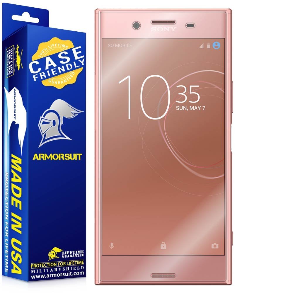 [2-Pack] Sony Xperia XZ Premium Case Friendly Screen Protector