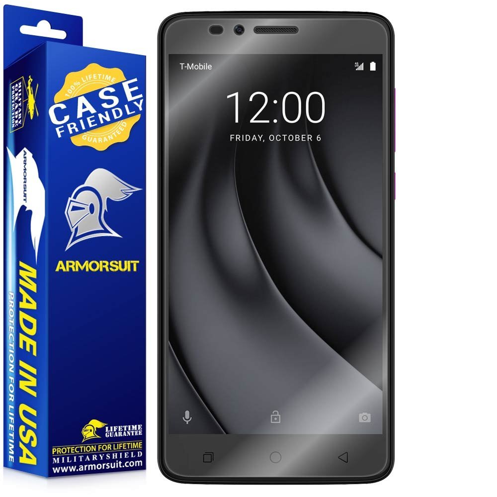 [2-Pack] T-Mobile Revvl Plus Case Friendly Screen Protector