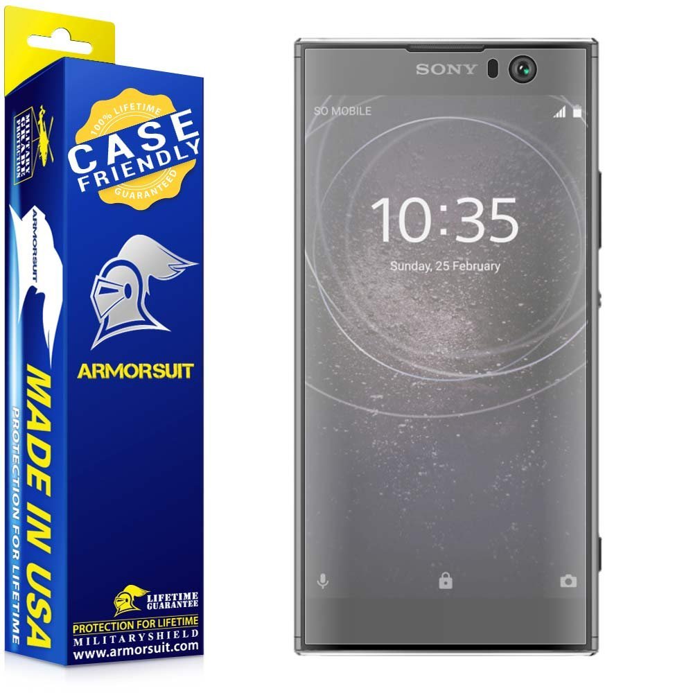 [2-Pack] Sony Xperia XA2 Matte Case Friendly Screen Protector