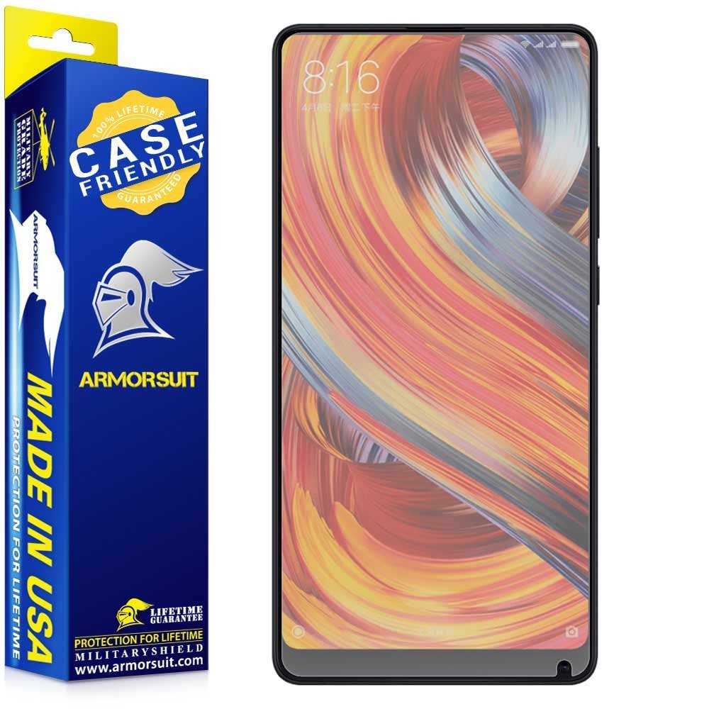 [2-Pack] Xiaomi Mi Mix 2 Matte Case Friendly Screen Protector