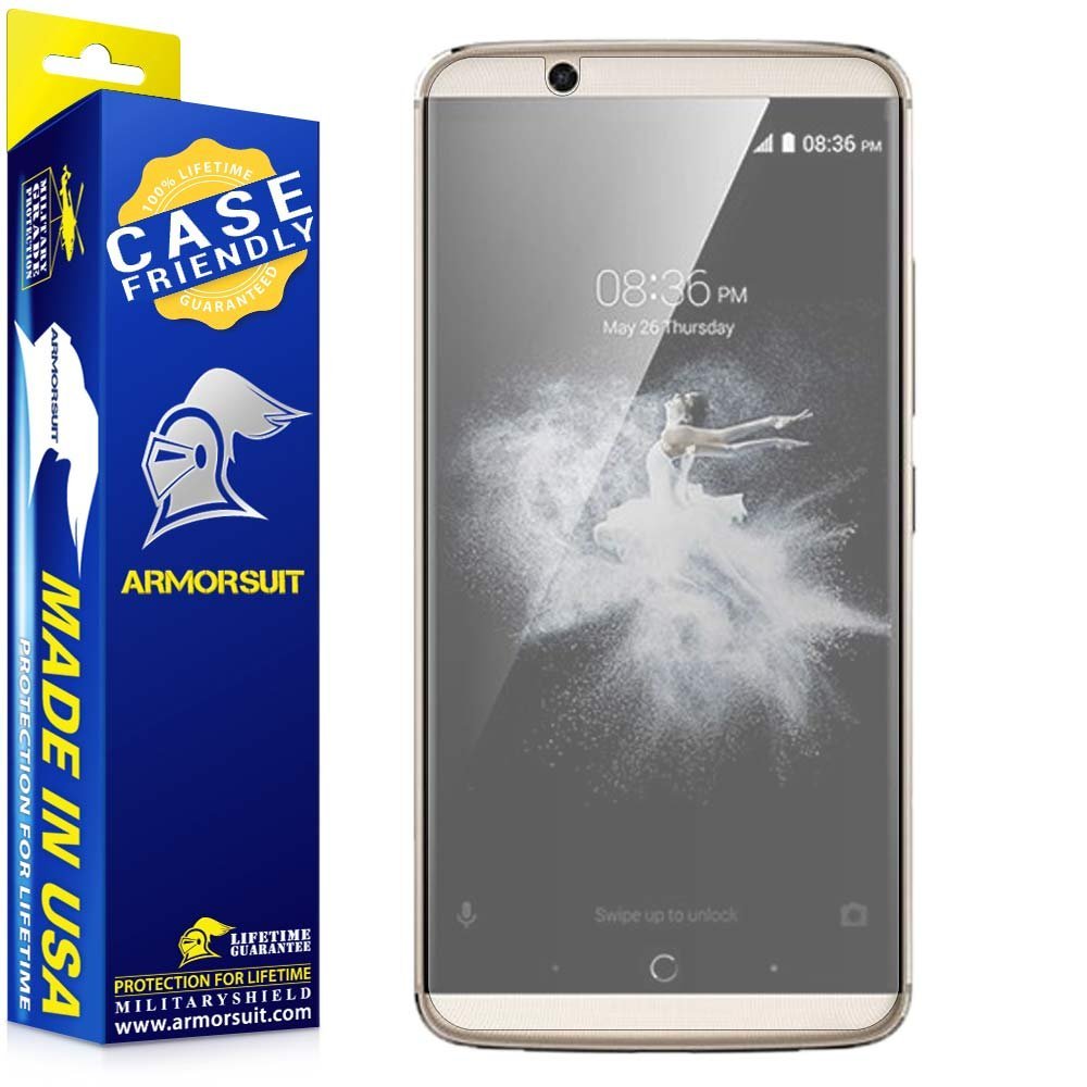 [2-Pack] ZTE Axon 7s Anti-Glare (Matte) Case Friendly Screen Protector