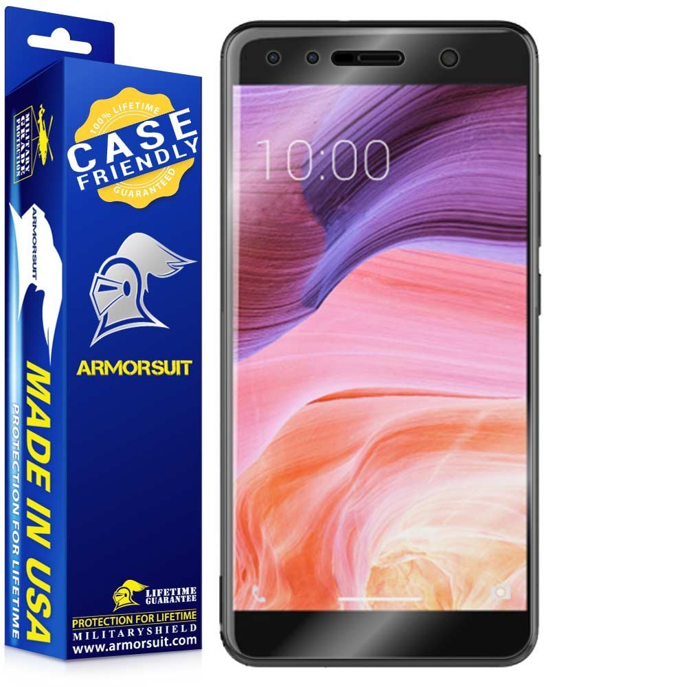 [2-Pack] ZTE Blade A3 Case Friendly Screen Protector