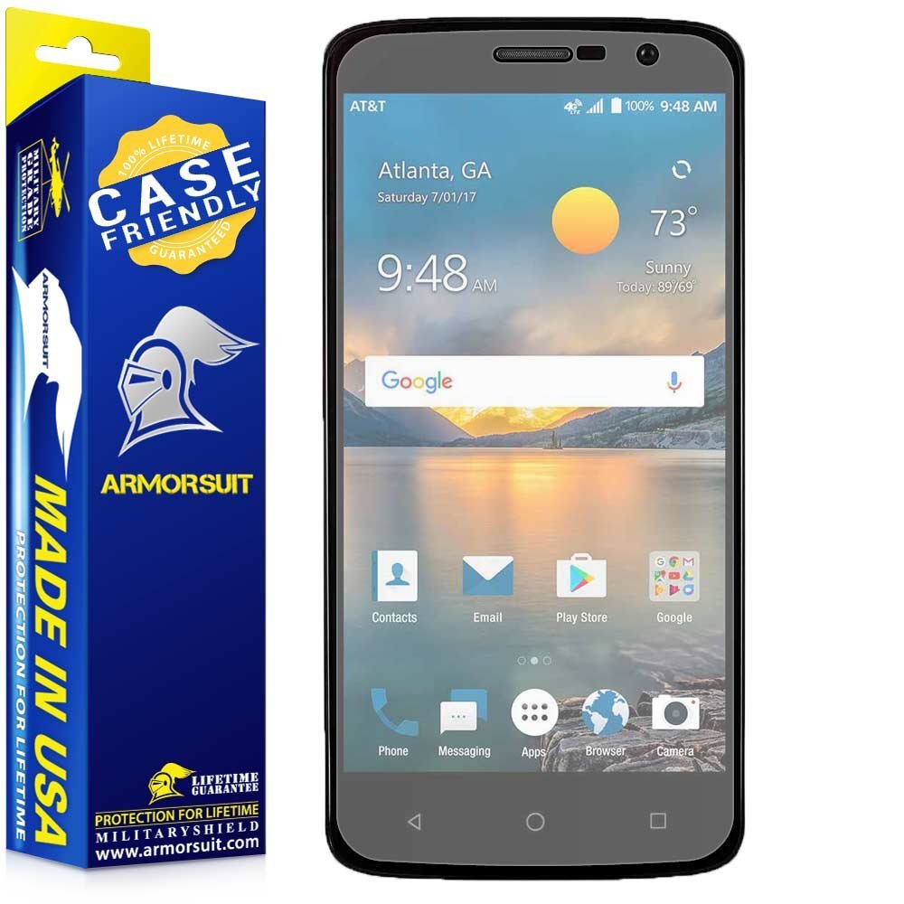 [2-Pack] ZTE Blade Spark Anti-Glare (Matte) Case Friendly Screen Protector
