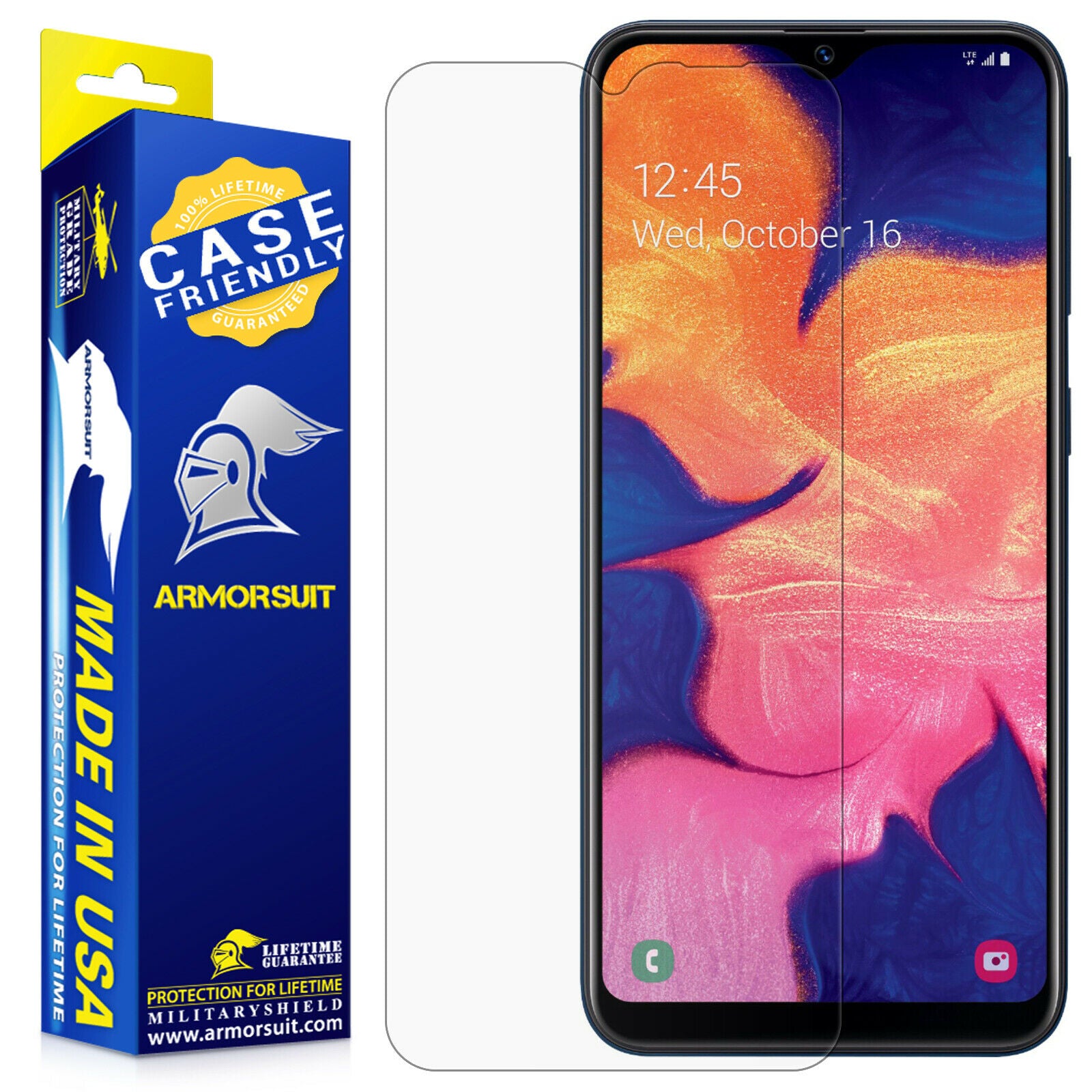 [2-Pack] Samsung Galaxy A10E Screen Protector - Case-Friendly Matte
