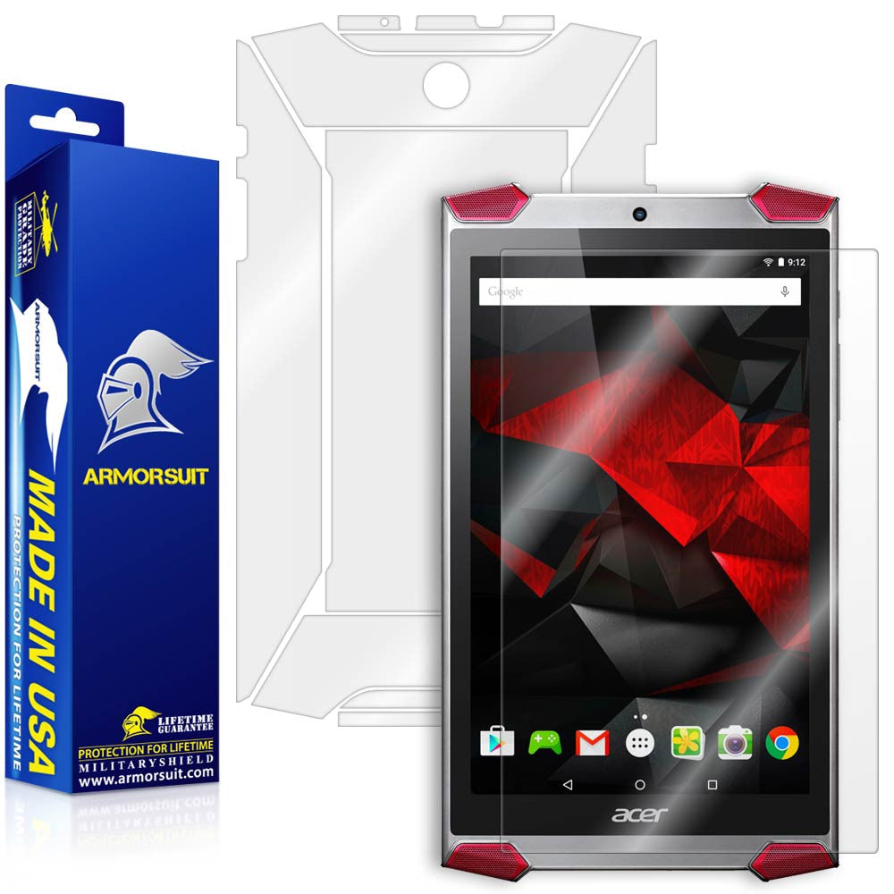 Acer Predator 8 Screen Protector + Full Body Skin Protector