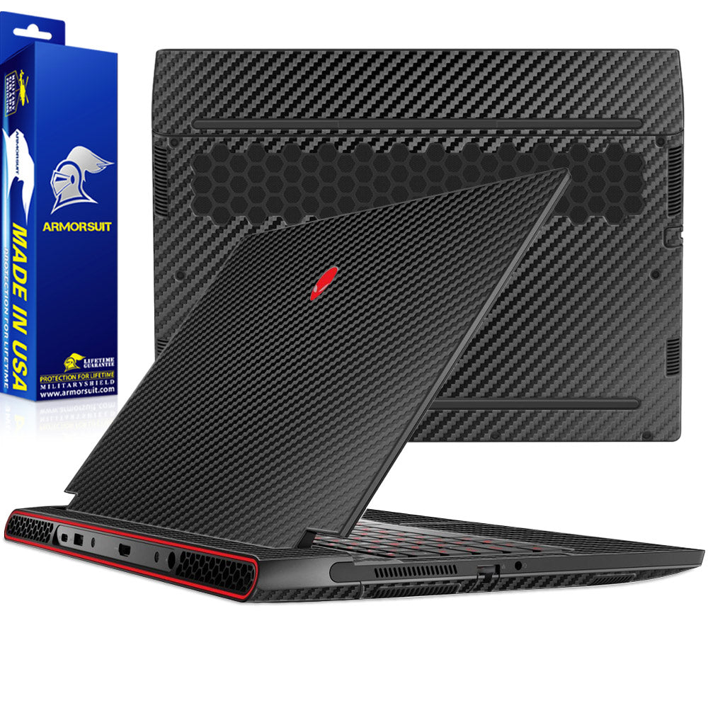 [2 Pack] Armorsuit MilitaryShield Vinyl Skin Wrap Film for Alienware M15 (2021-2022)