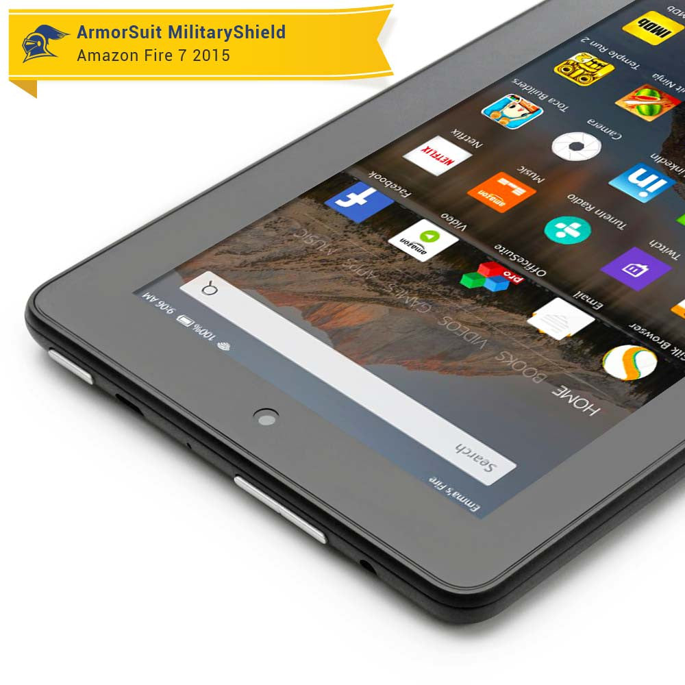 Amazon Fire 7" Screen Protector (2015) + Full Body Skin Protector