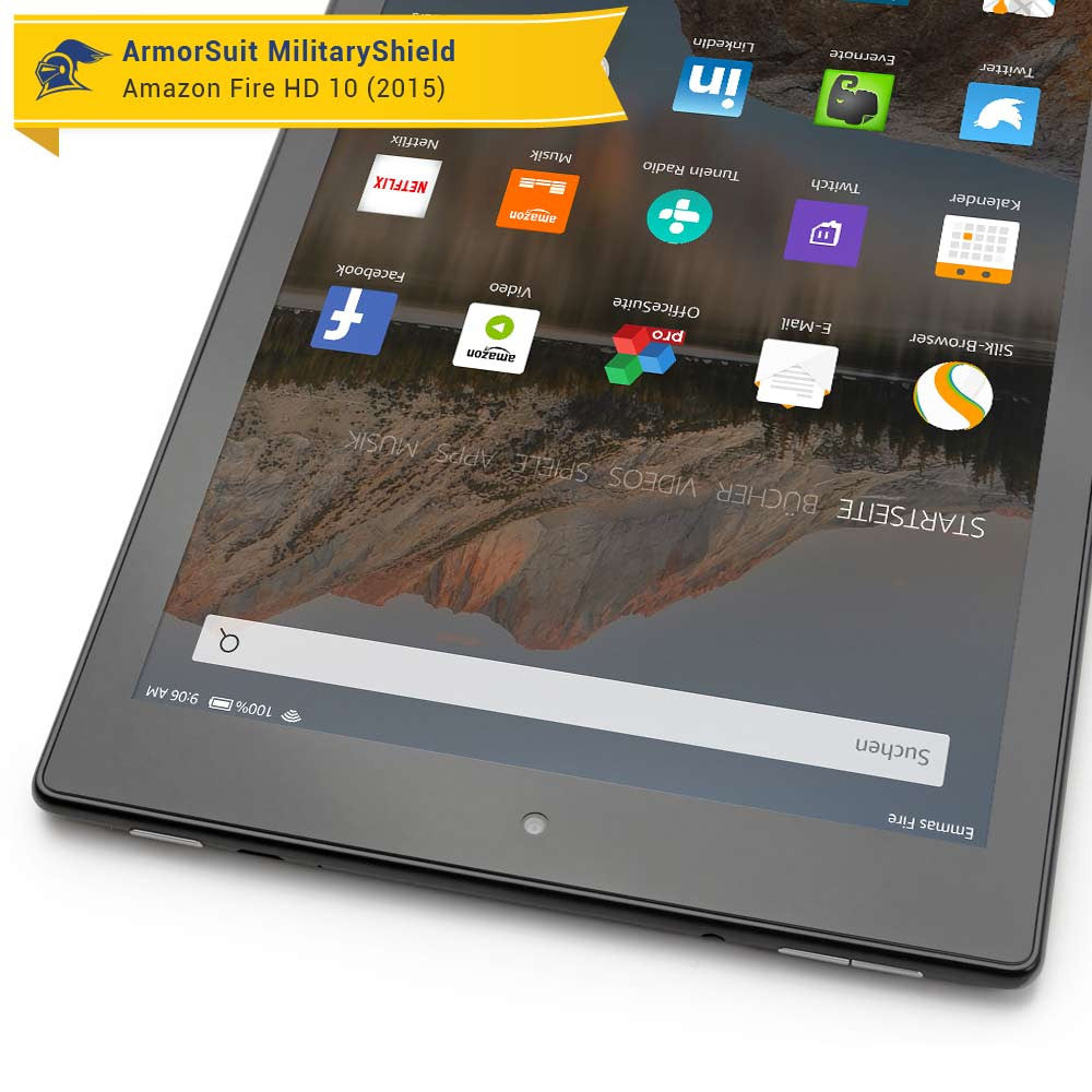 Amazon Fire HD 10 Clear Screen Protector (10" - 2017 Edition)