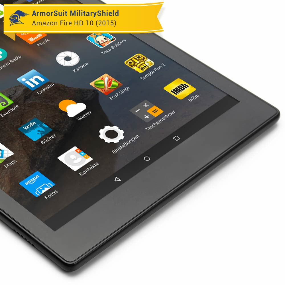 Amazon Fire HD 10 Clear Screen Protector (10" - 2017 Edition)