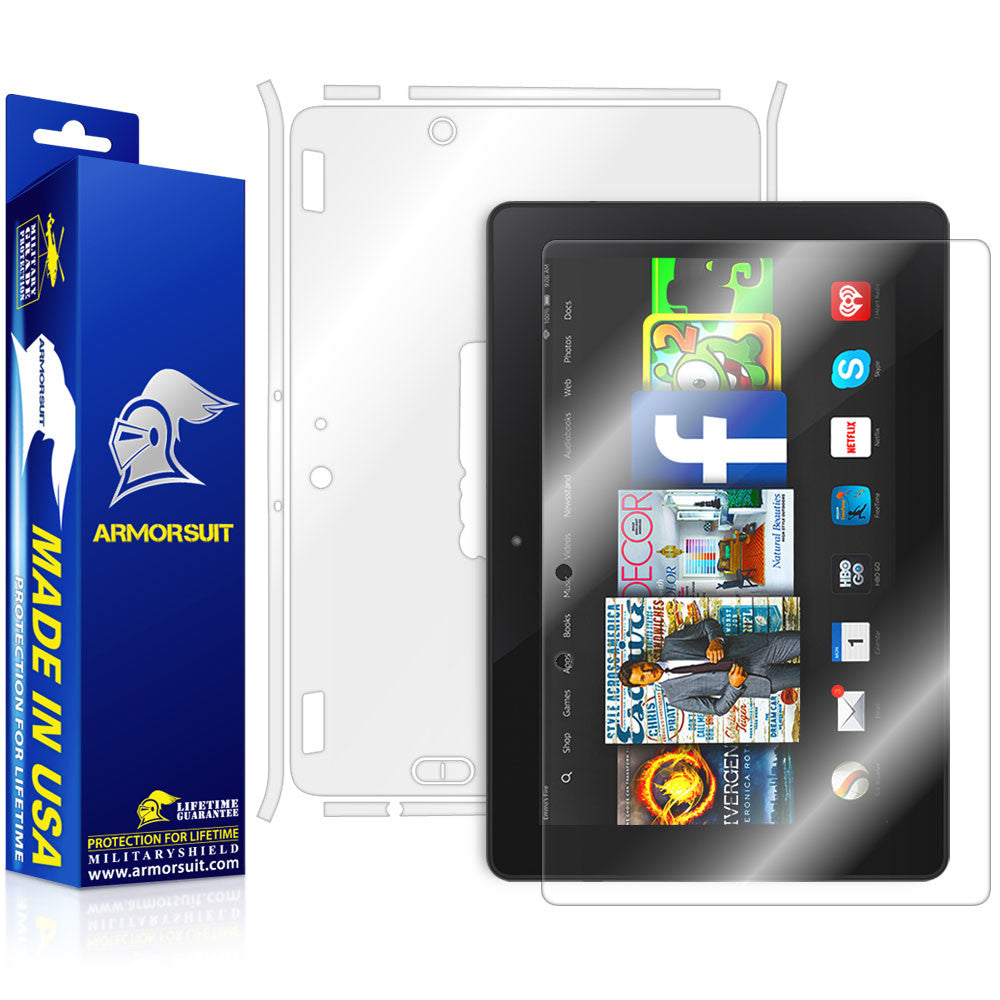 Amazon Fire HDX 8.9" (2014) / Kindle Fire HDX 8.9" Screen Protector + Full Body Skin Protector