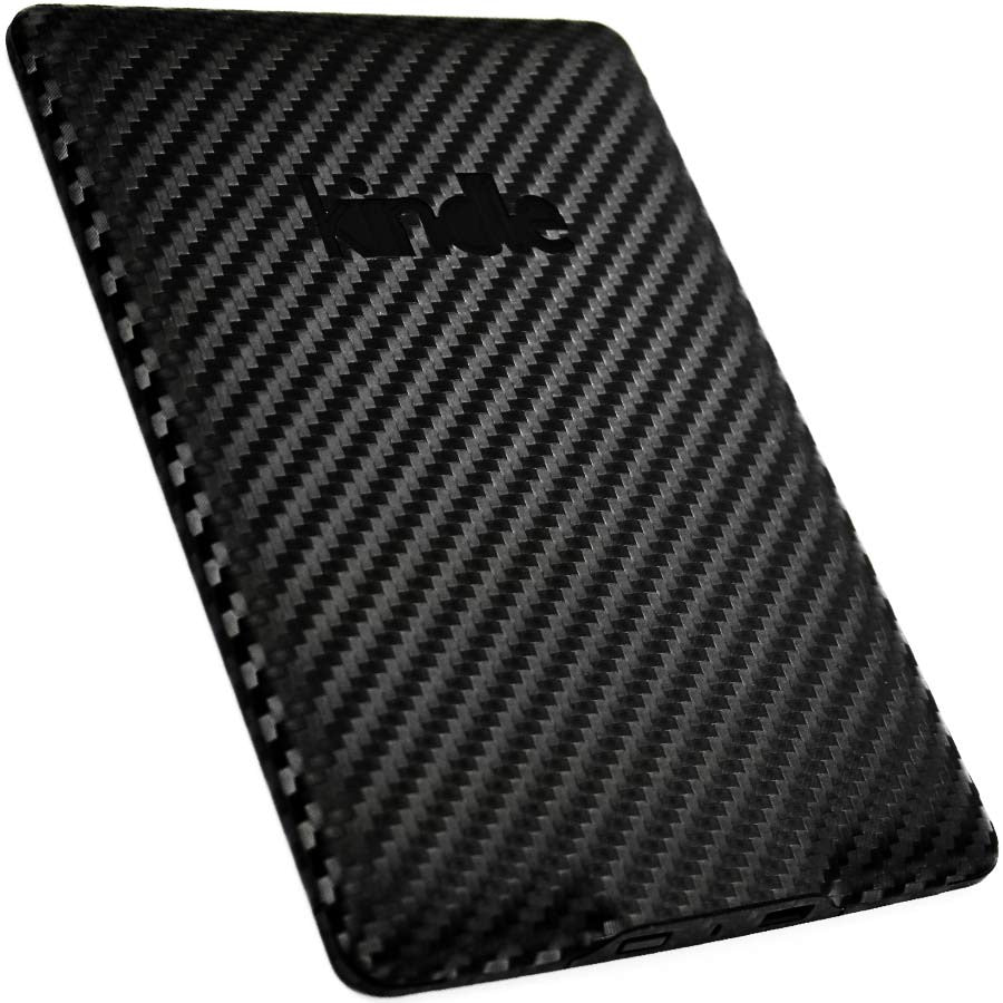 Amazon Kindle Paperwhite Screen Protector + Black Carbon Fiber skin Protector