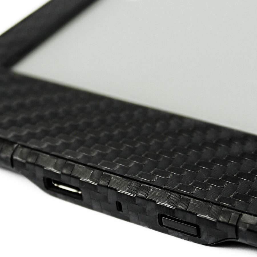 Amazon Kindle Paperwhite Screen Protector + Black Carbon Fiber skin Protector