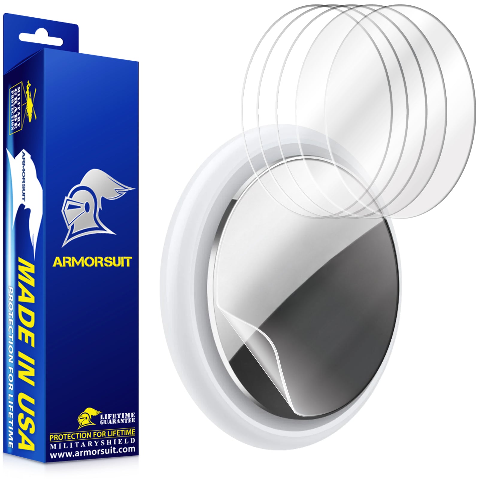 (6pack) Apple AirTags - Clear