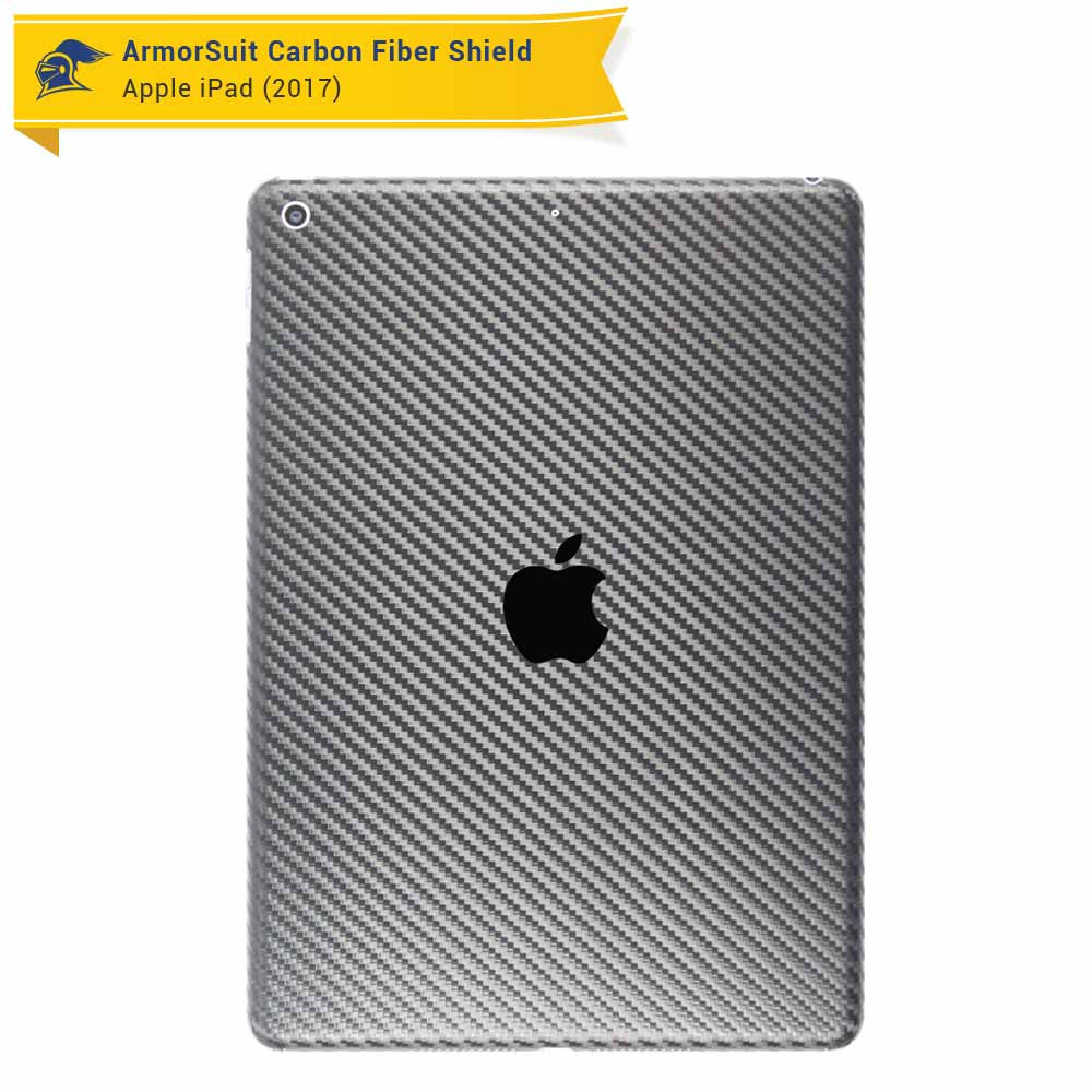 Apple iPad 9.7" (2018) WiFi ONLY Screen Protector + Carbon Fiber Skin