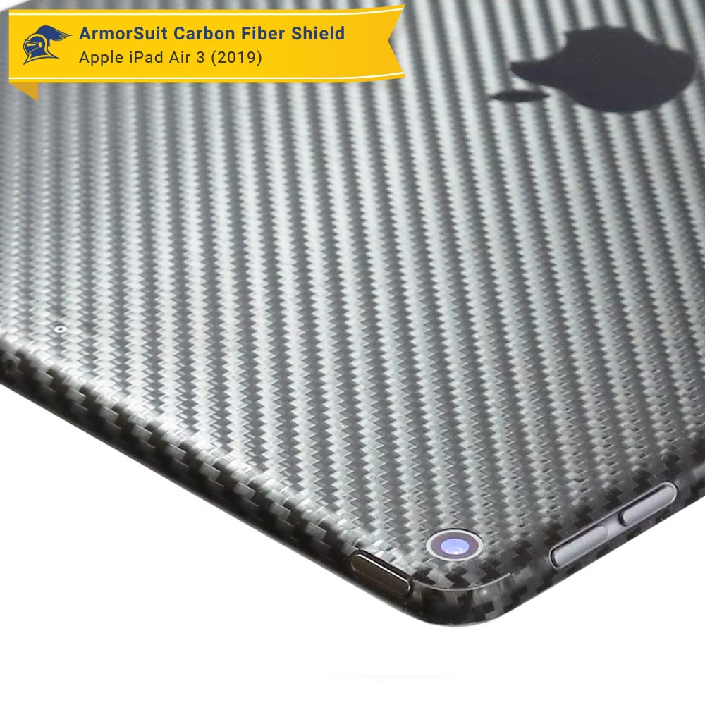 Apple iPad Air 3 (2019) WiFi ONLY Screen Protector + Carbon Fiber Skin