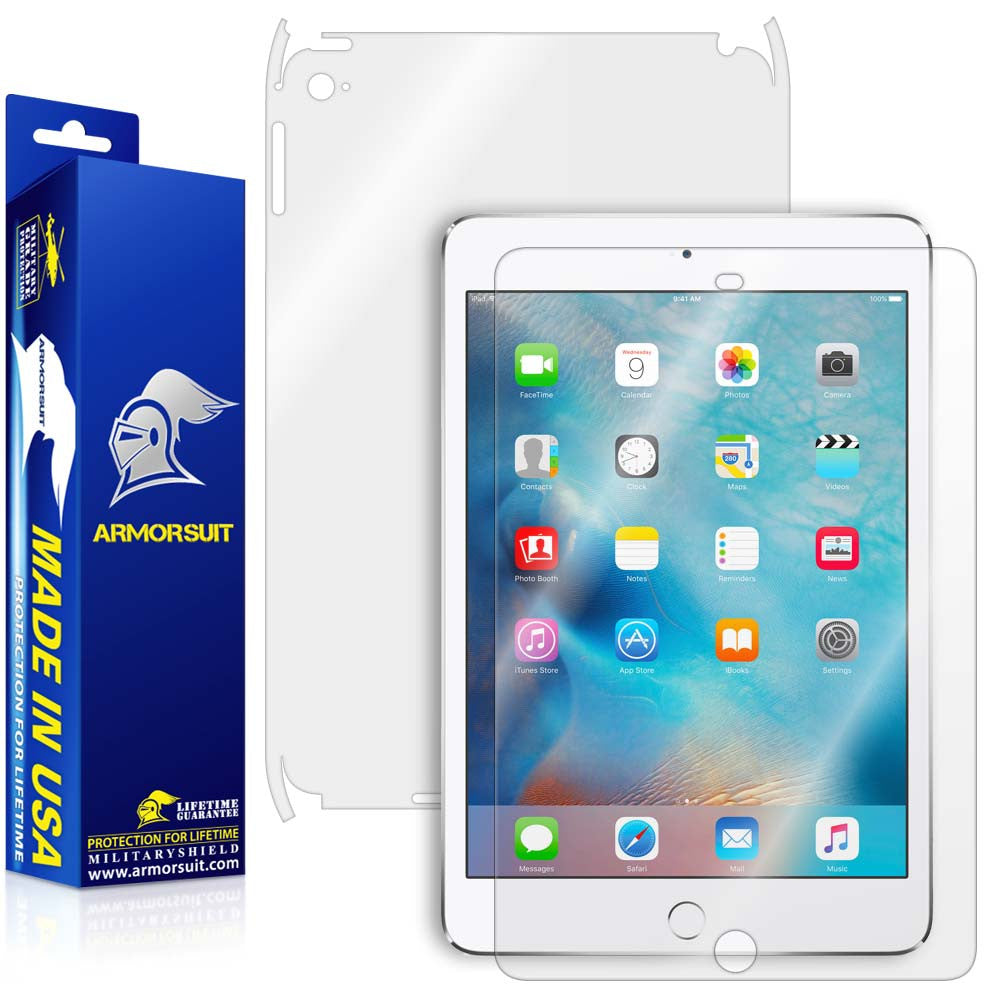 Apple iPad Mini 4 Screen Protector + Full Body Skin Protector