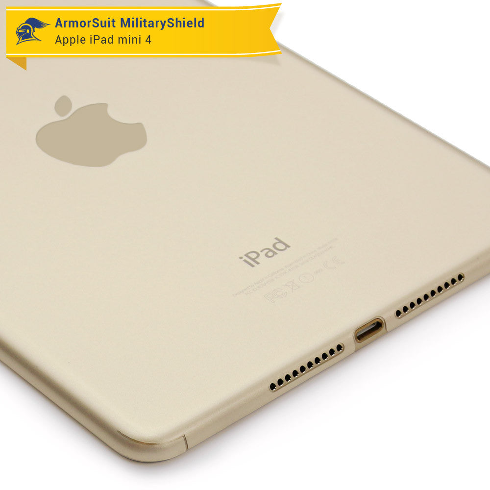 Apple iPad Mini 4 Matte (Anti-Glare) Screen Protector + Matte Full Body Skin Protector