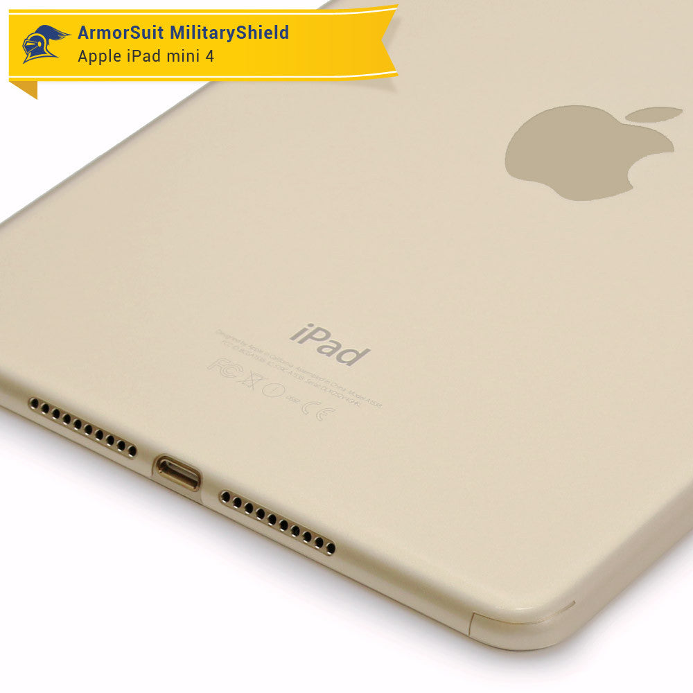 Apple iPad Mini 4 Matte (Anti-Glare) Screen Protector + Matte Full Body Skin Protector