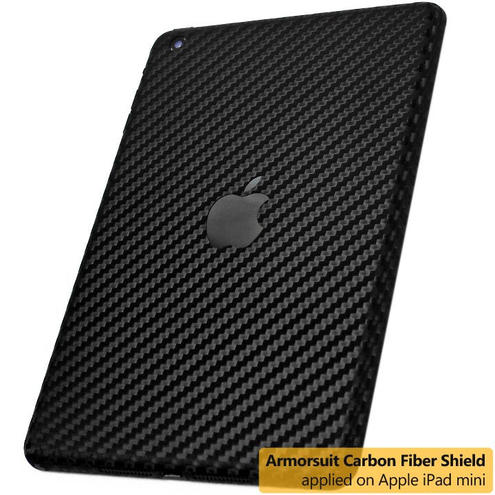 Apple iPad Mini Screen Protector + Black Carbon Fiber Film Protector