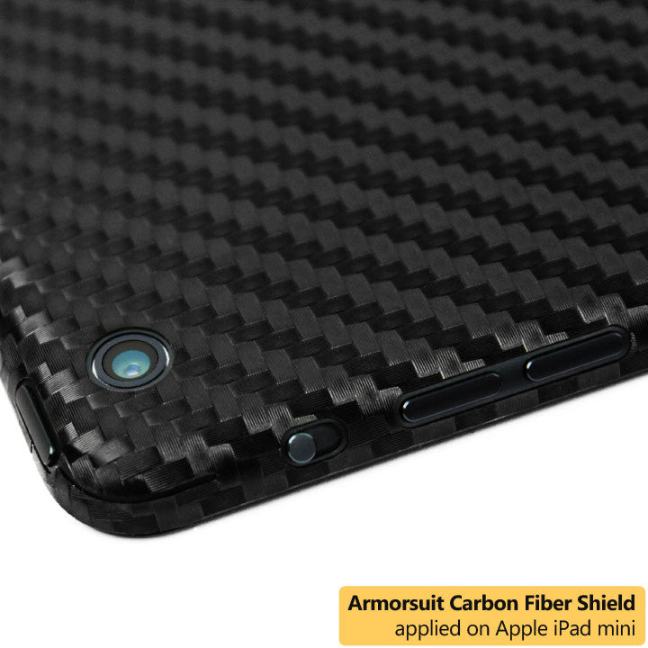 Apple iPad Mini Screen Protector + Black Carbon Fiber Film Protector