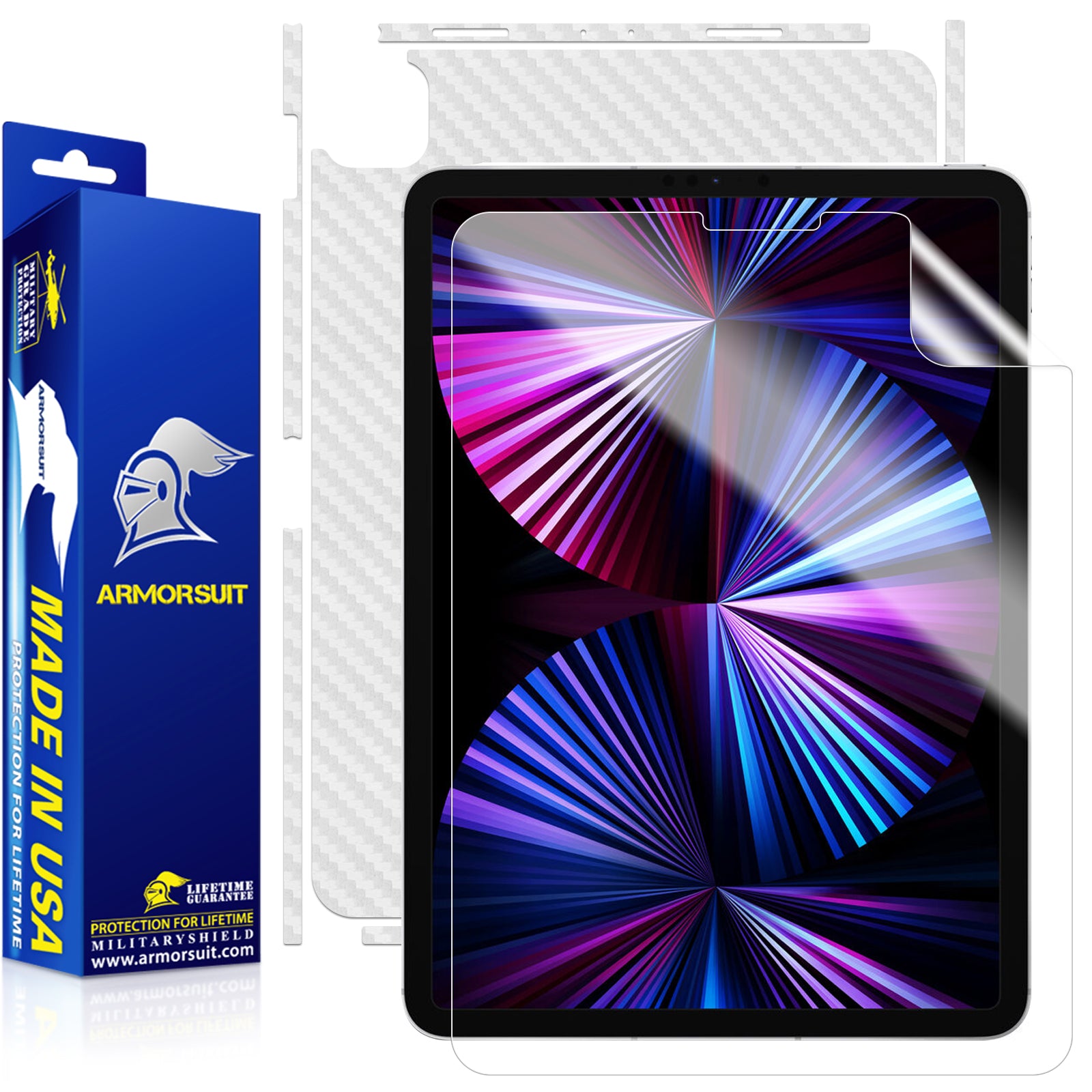 Apple iPad Pro 11 (2021 / 2022) Screen Protector + Vinyl Skin Full Wrap Film