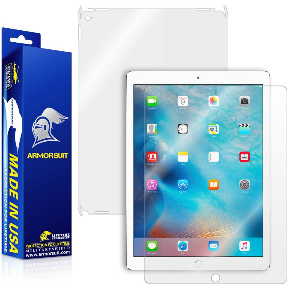 Apple iPad Pro 12.9" Screen Protector + Full Body Skin Protector