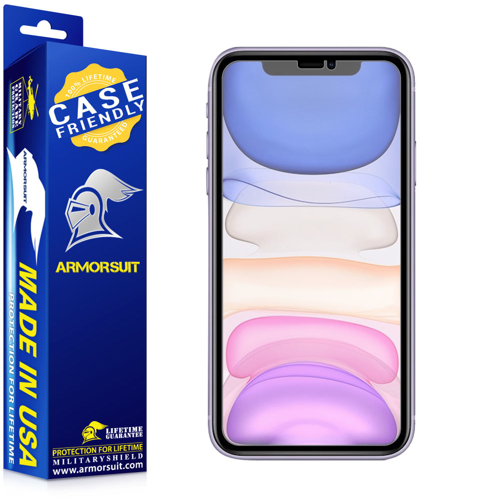 [2 Pack] Apple iPhone 11 Screen Protector Matte Case Friendly