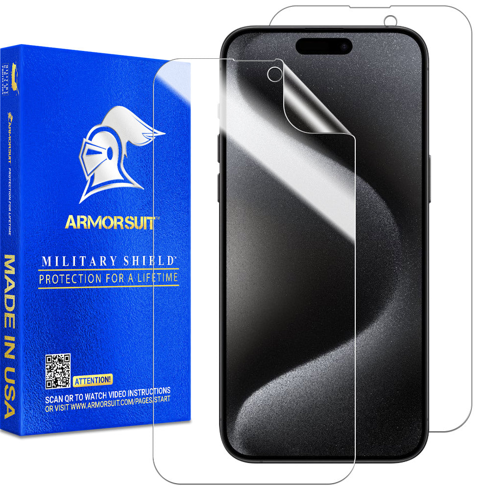 [2 Pack] ArmorSuit Apple iPhone 15 Pro Max (2023) Screen Protector
