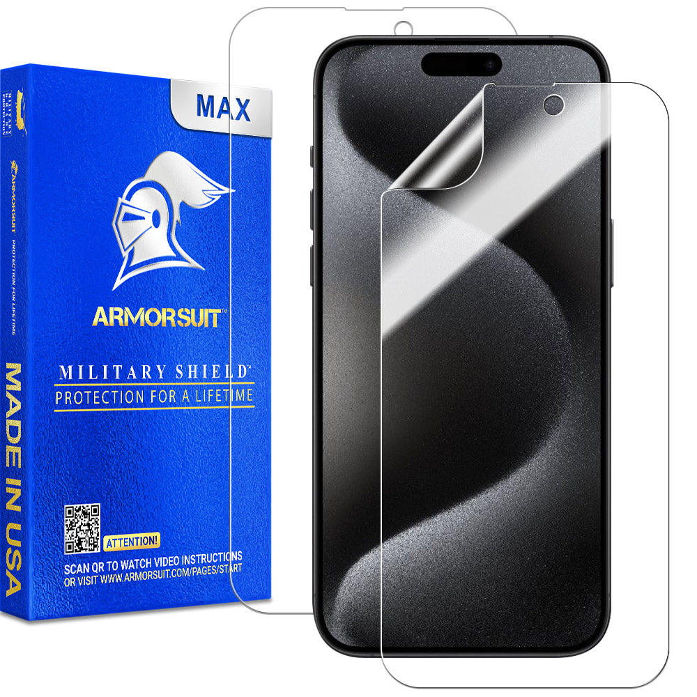 [2 Pack] ArmorSuit Apple iPhone 15 Pro Max (2023) Screen Protector