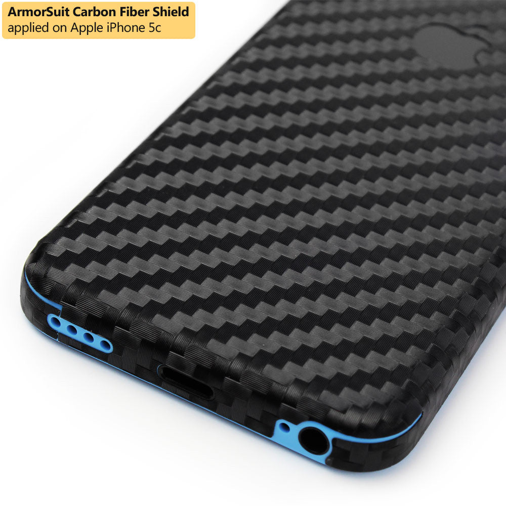 Apple iPhone 5c Screen Protector + Carbon Fiber Film Protector