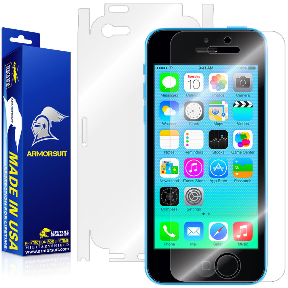 Apple iPhone 5c Screen Protector + Full Body Skin Protector