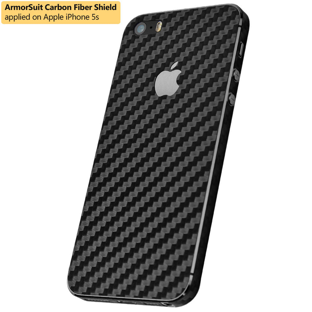 Apple iPhone 5/ 5S Screen Protector + Carbon Fiber Film Protector