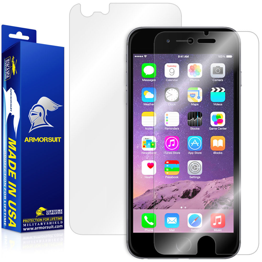 Apple iPhone 6s Plus Screen Protector + Easy Installation Back Skin Protector