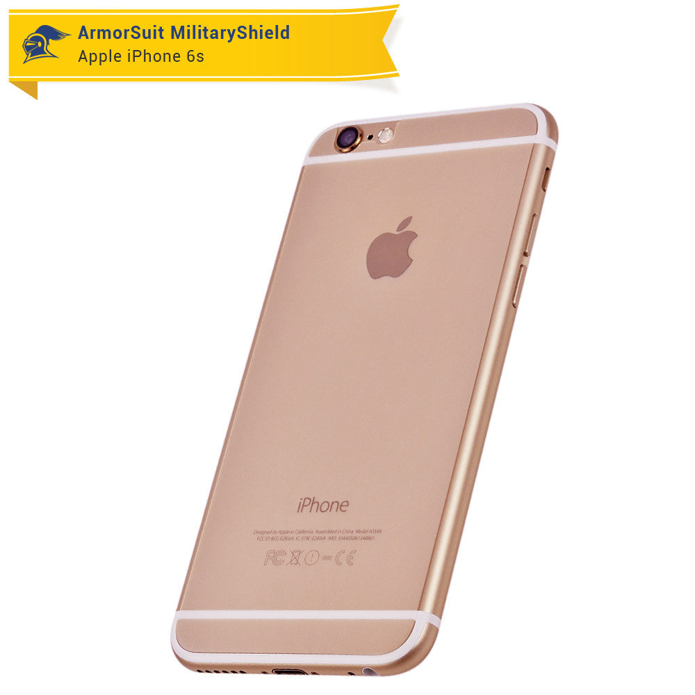 Apple iPhone 6s Screen Protector + Easy Installation Back Skin Protector