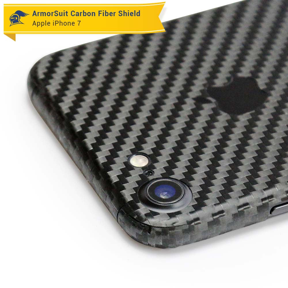 Apple iPhone 7 Screen Protector + Carbon Fiber Skin