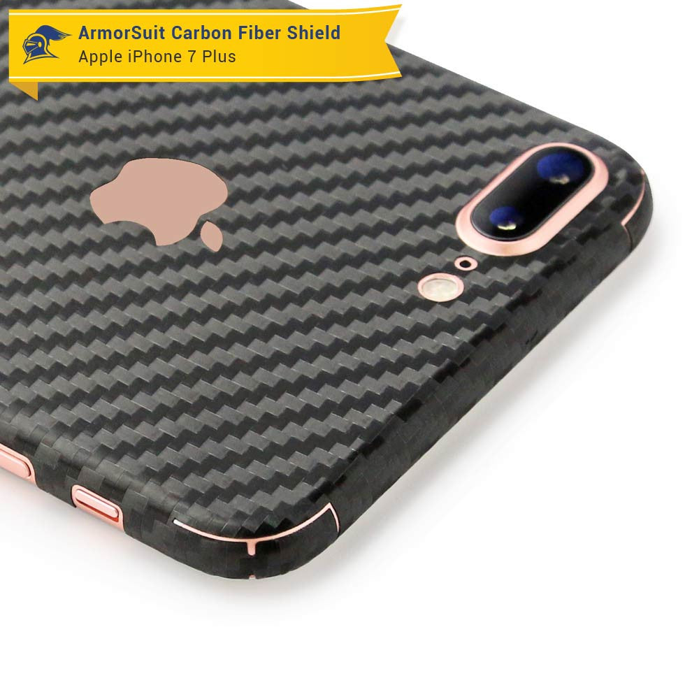 Apple iPhone 7 Plus Screen Protector + Carbon Fiber Full Body Skin Protector