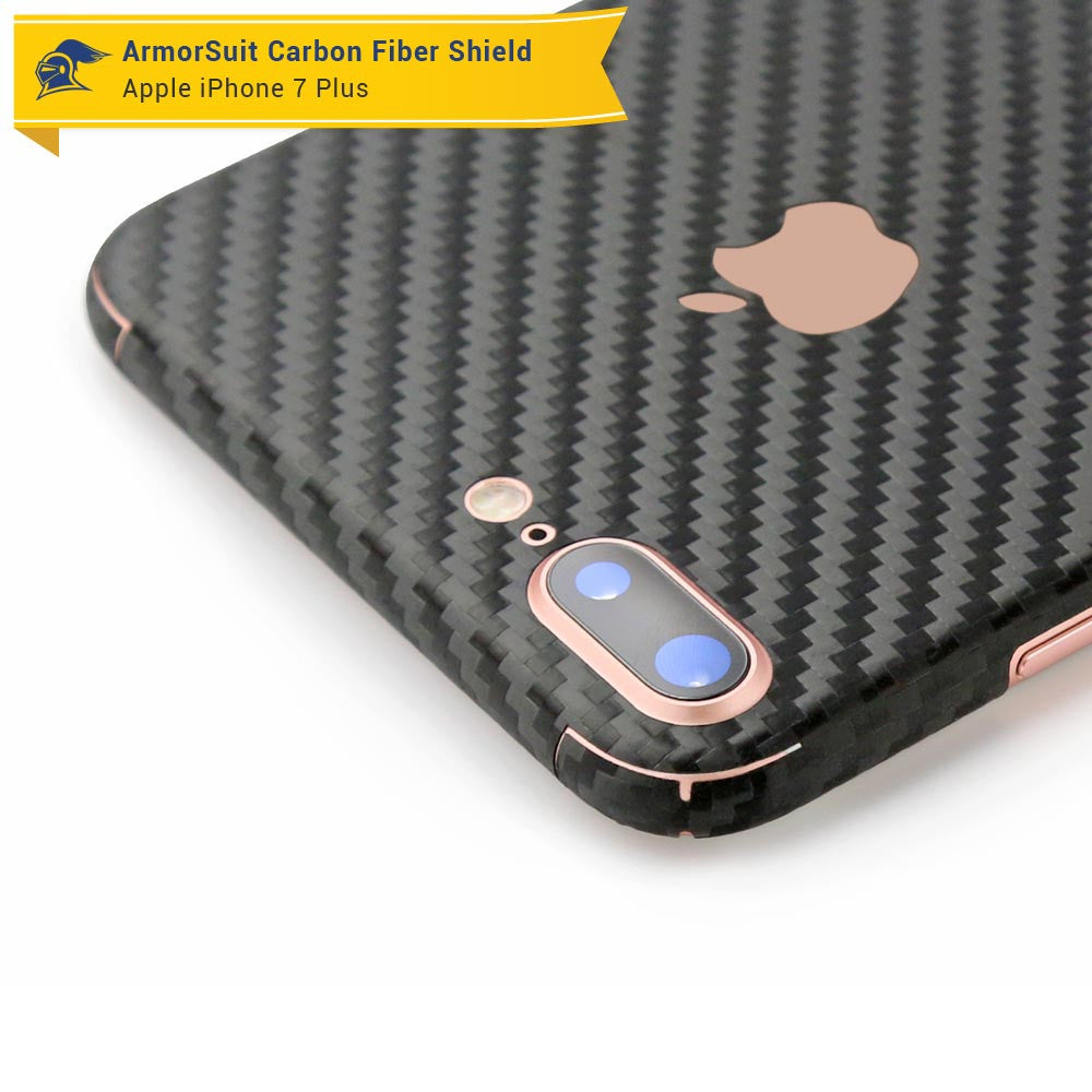 Apple iPhone 7 Plus Screen Protector + Carbon Fiber Full Body Skin Protector