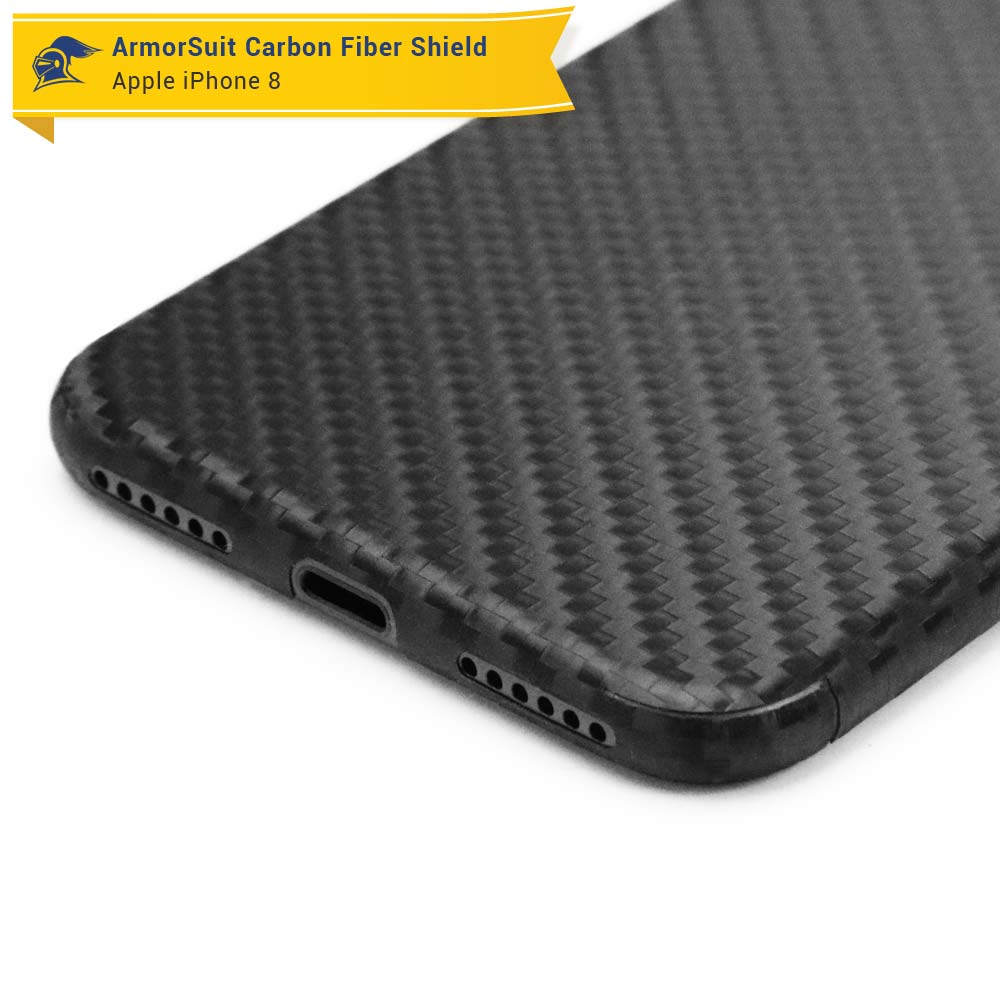 Apple iPhone 8 / SE 2020 / SE 2022  Screen Protector + Carbon Fiber Skin