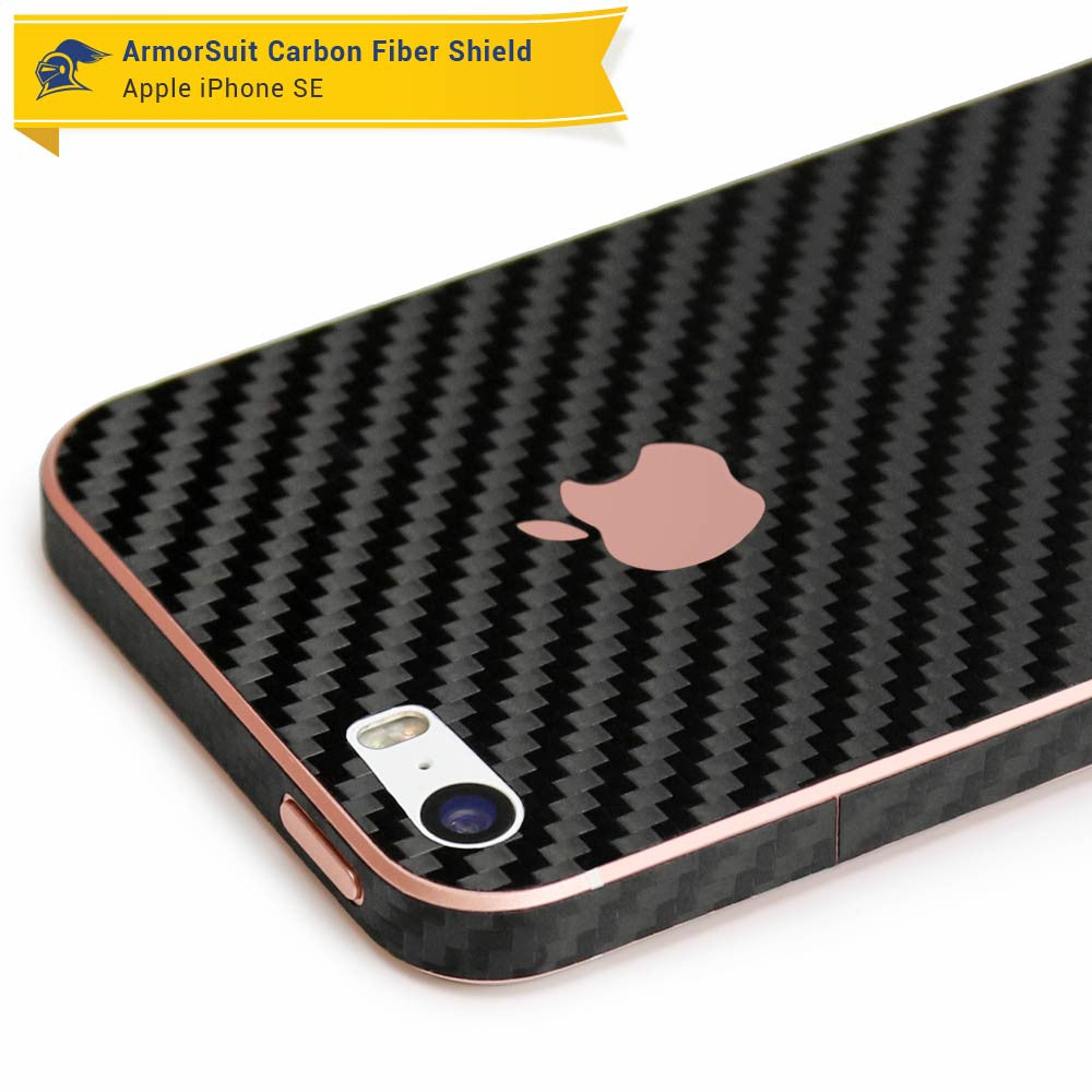 Apple iPhone SE (2016 Edition)/ iPhone 5S Screen Protector + Carbon Fiber Skin