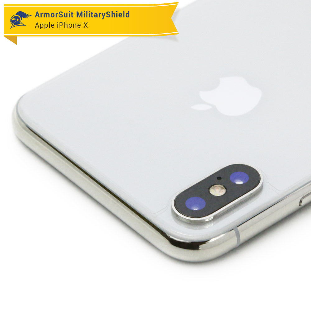 Apple iPhone X Screen Protector [Case Friendly] + Back Protector