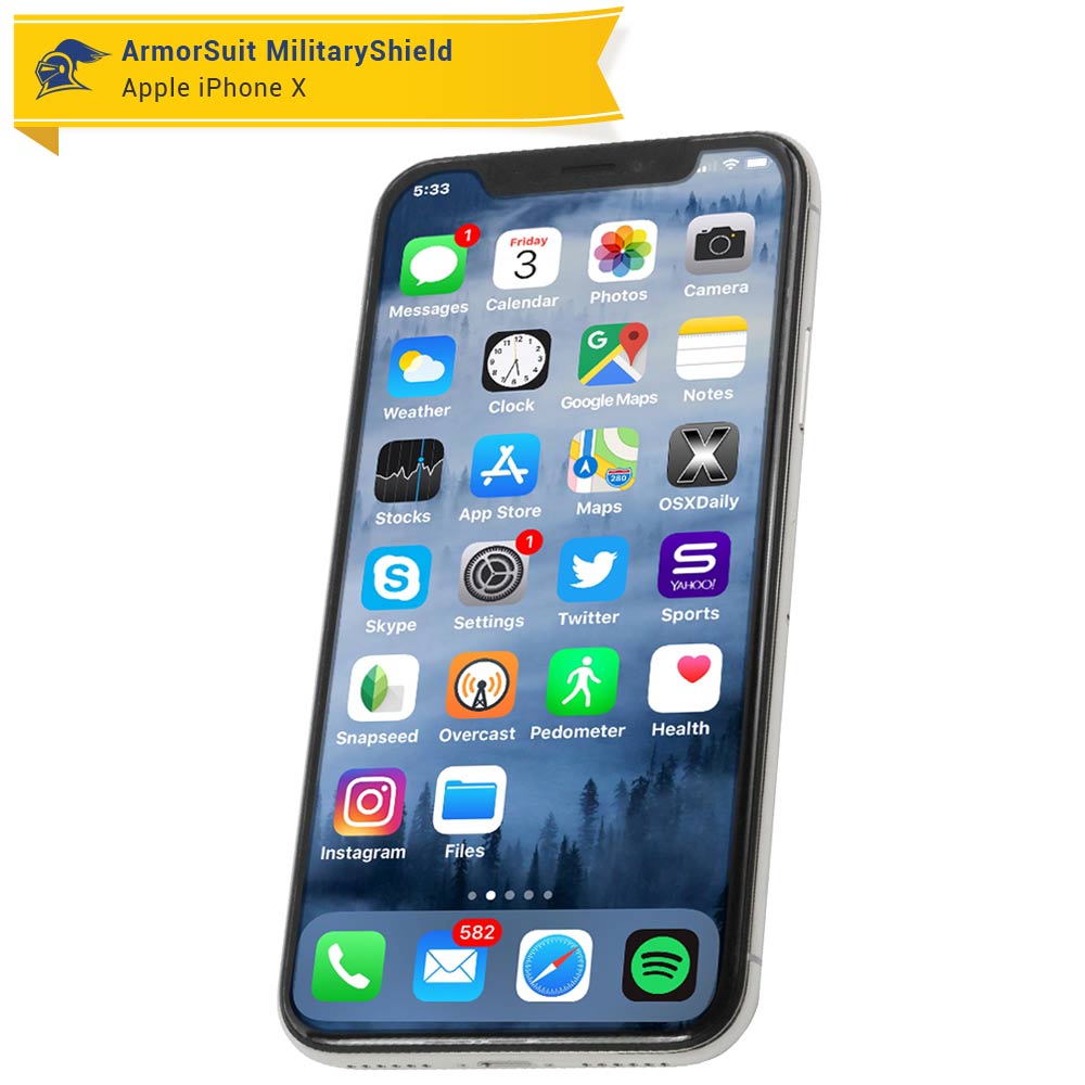 [2 pack] Apple iPhone X Screen Protector