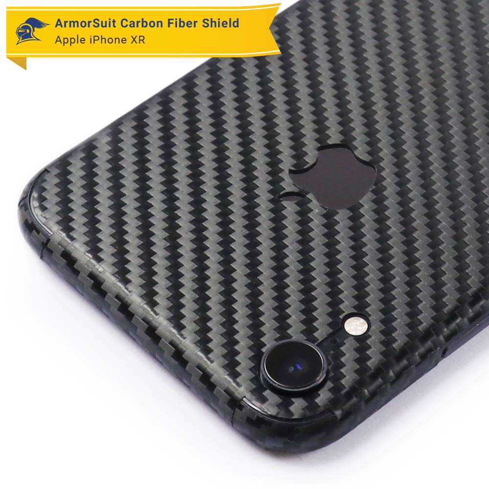 Apple iPhone XR Screen Protector + Carbon Fiber Skin