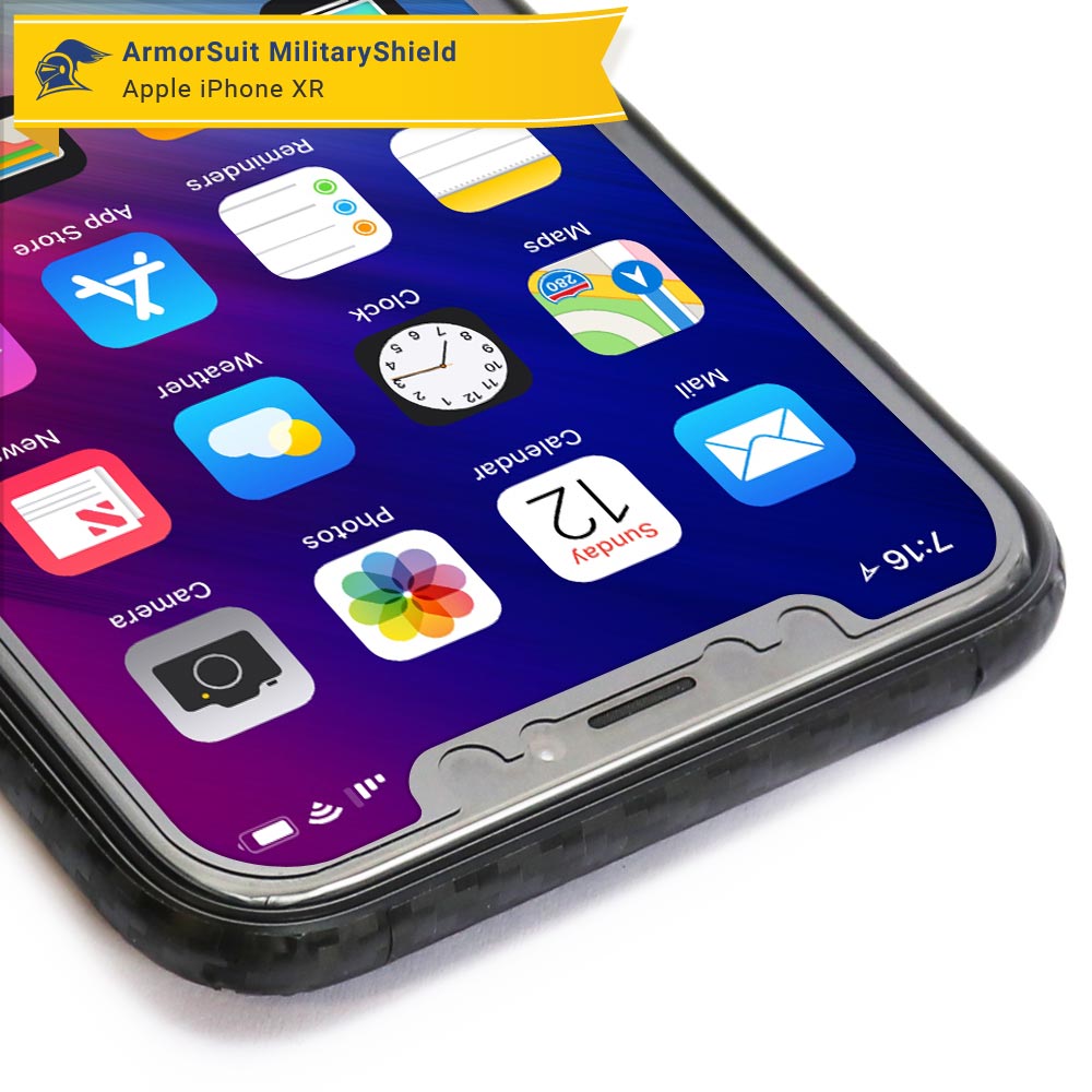[2 Pack] Apple iPhone XR Screen Protector Case Friendly
