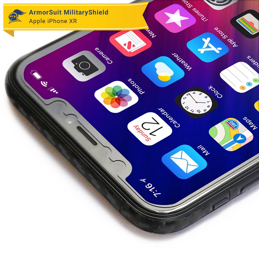 [2 Pack] Apple iPhone XR Screen Protector Case Friendly