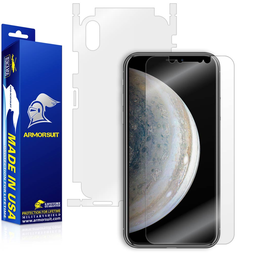 Apple iPhone Xs Max Screen Protector + Full Body Skin Protector