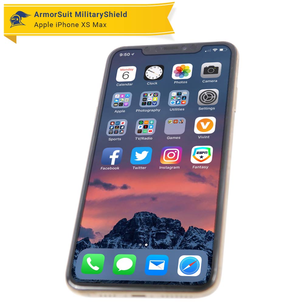 [2 Pack] Apple iPhone Xs Max Screen Protector