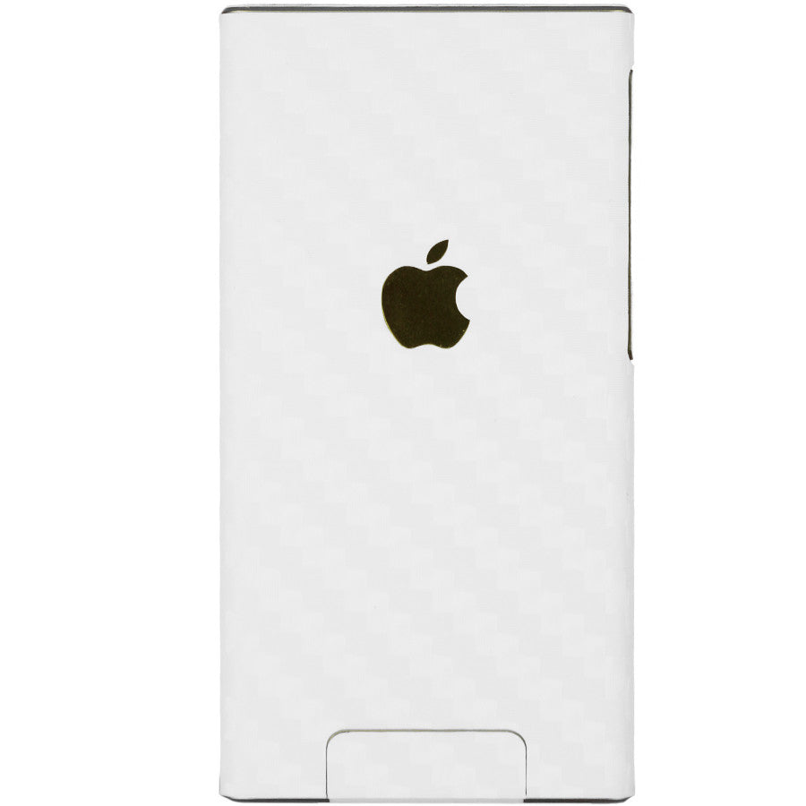 Apple iPod Nano 7G 7th GenerationApple iPod Nano 7G 7th Generation + White Carbon Fiber Skin Protector