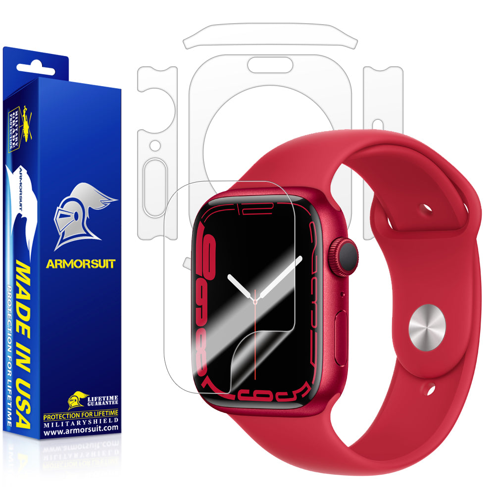 Apple Watch 41mm (Series 7) (6+1 Pack) Screen Protector + Full Body Skin Film