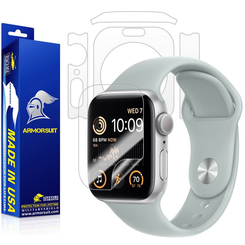 Apple Watch 40mm (SE 2) (6+1 Pack) Screen Protector + Full-Body Skin