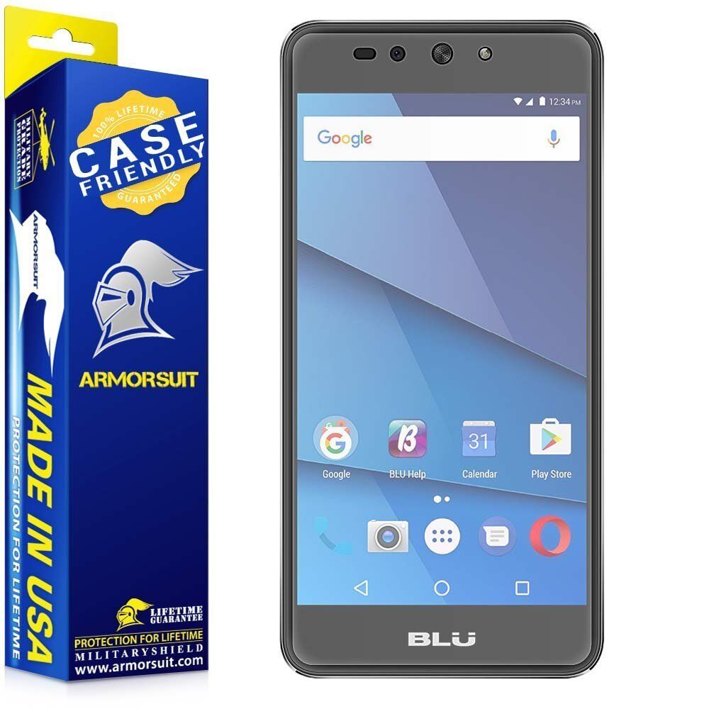 [2 Pack] ArmorSuit MilitaryShield BLU Grand XL LTE Case-Friendly Matte Screen Protector